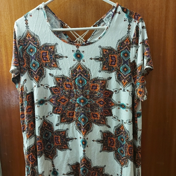 Cato Tops - Beautiful aztec design blouse